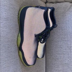 Jordan’s future (reflective silver & neon green)